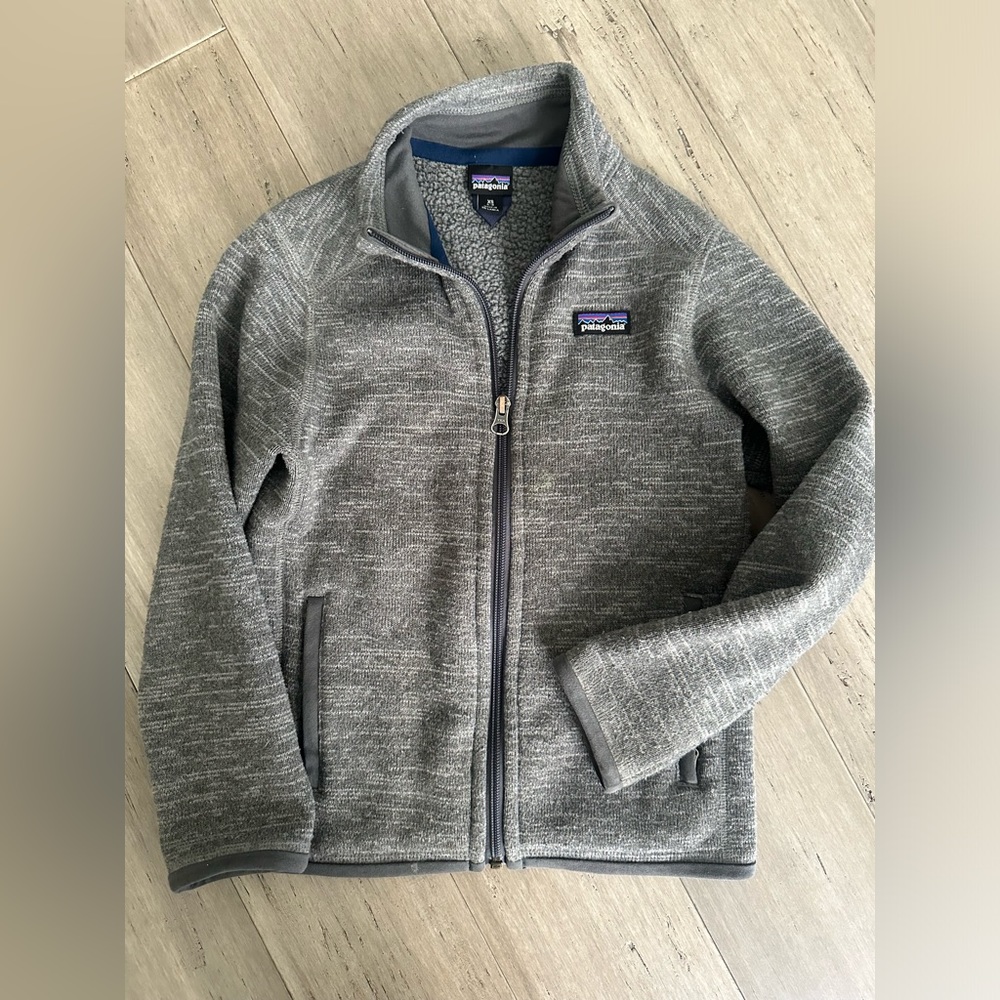 Patagonia boys better sweater jacket xs (5-6)